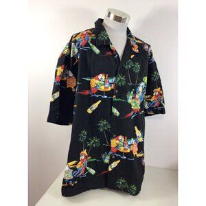 Pacific Legend Hawaiian Shirt Parrots Mens 4XL